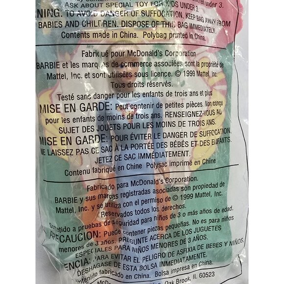 Barbie McDonald’s Happy Meal Toy 1999 Skipper #4 Totally Yo-Yo Skipper - Picture 3 of 4